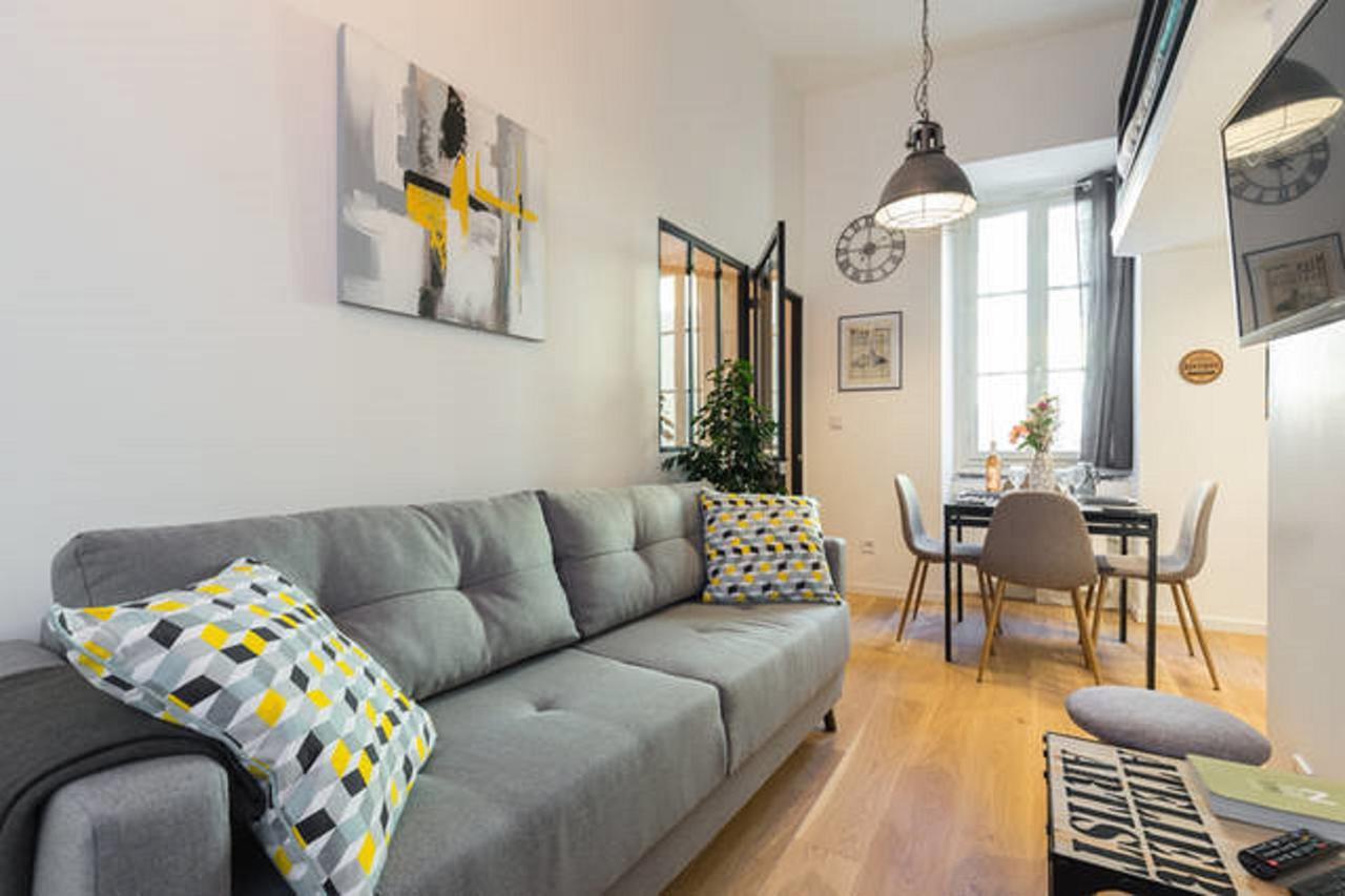 Angle Droit- Loft Charmant Et Atypique, Climatisation, Vieux-Nice Eksteriør billede