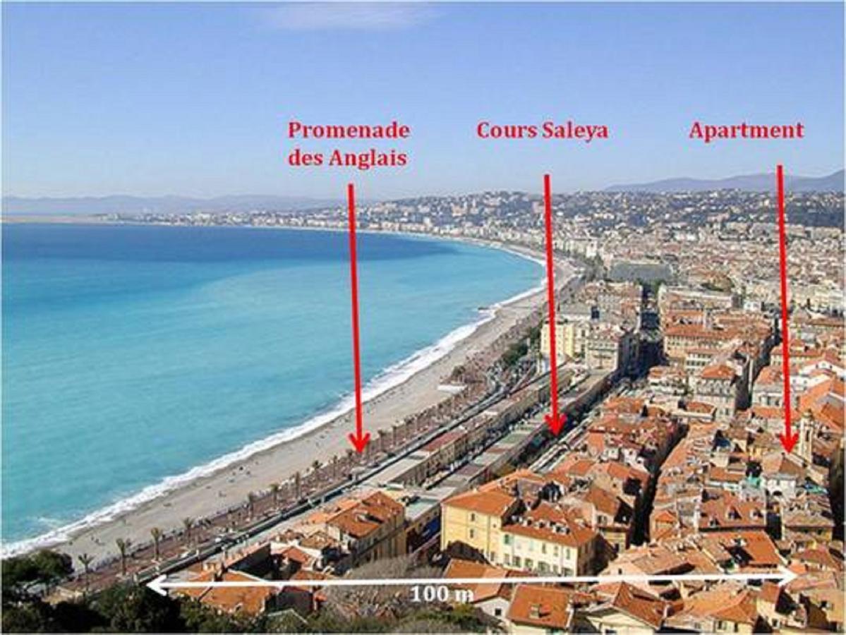 Angle Droit- Loft Charmant Et Atypique, Climatisation, Vieux-Nice Eksteriør billede