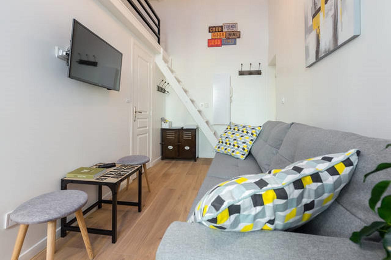 Angle Droit- Loft Charmant Et Atypique, Climatisation, Vieux-Nice Eksteriør billede