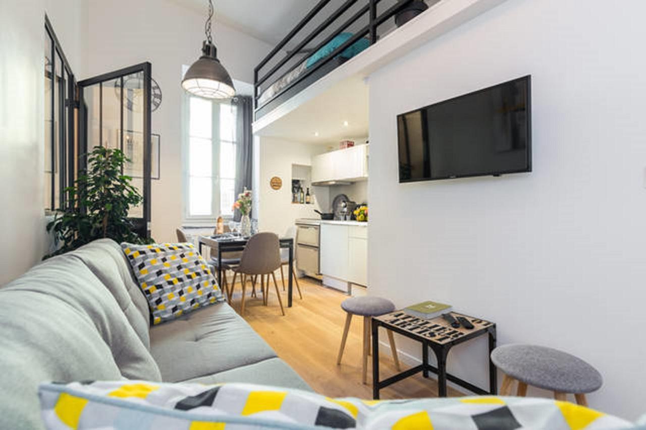 Angle Droit- Loft Charmant Et Atypique, Climatisation, Vieux-Nice Eksteriør billede